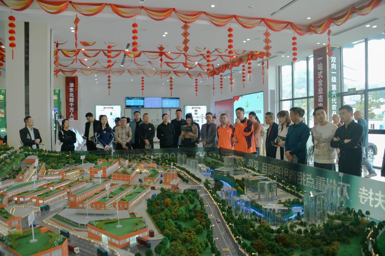 万达开非公党组织书记培训班学员莅临百安港现场观摩