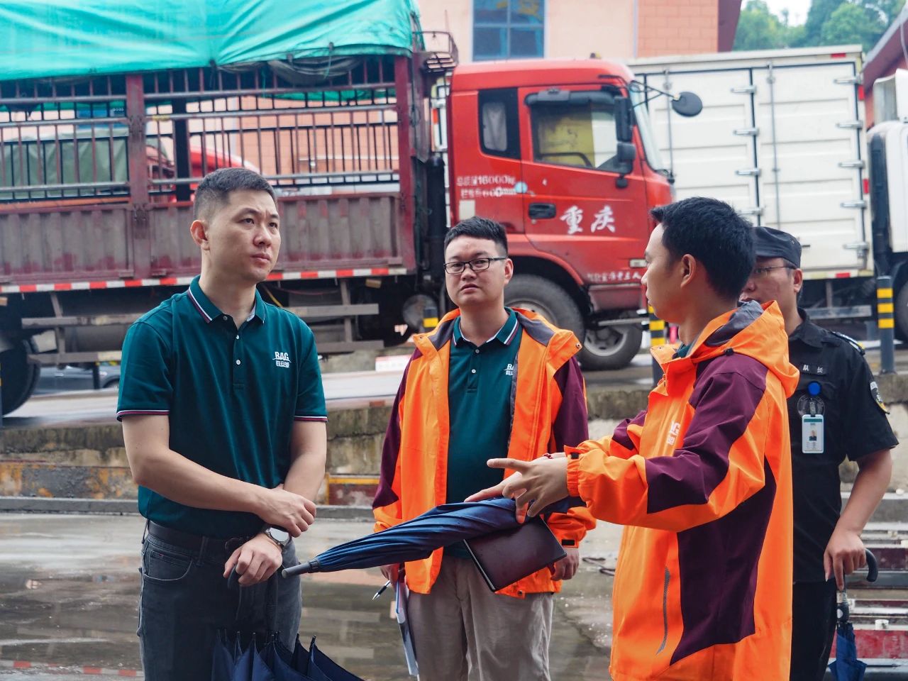 安全生产月 I 百安港农产品批发市场开展安全检查及宣传活动